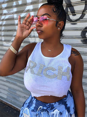 Block His Number Tank Top Fashion Closet Clothing