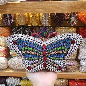 Butterfly Clutch Mini Handbag Fashion Closet Clothing