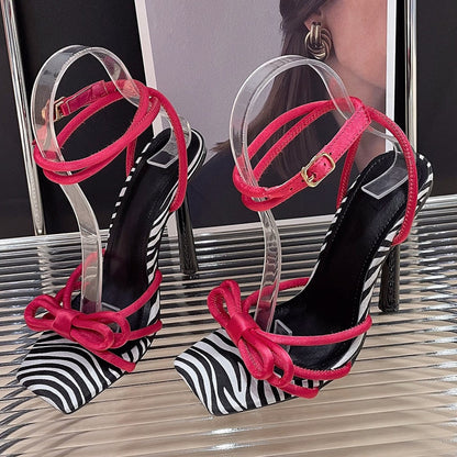 Butterfly-knot High Heels Fashion Closet Clothing