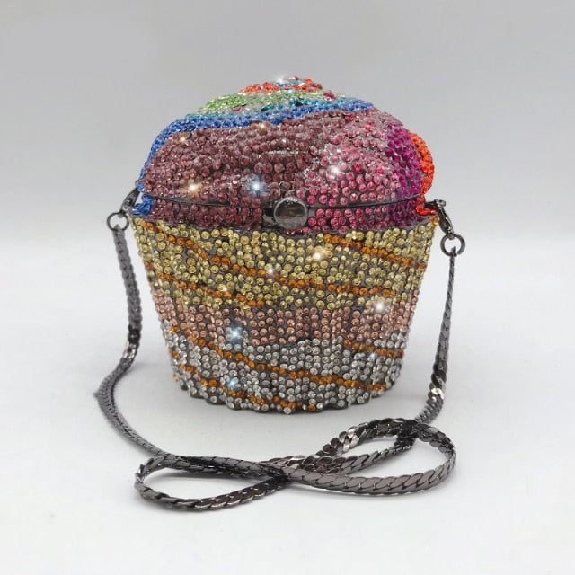 Cakey Diamond Clutch Bag Fashion Closet Clothing