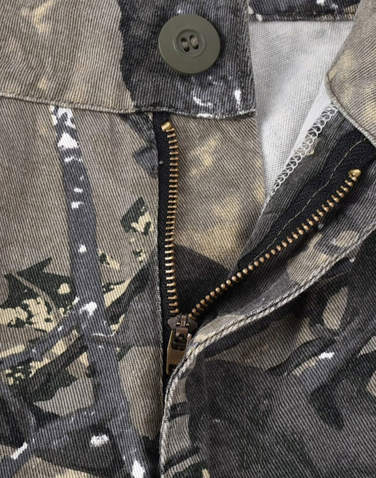 Camouflage Cargo Pants Fashion Closet Clothing