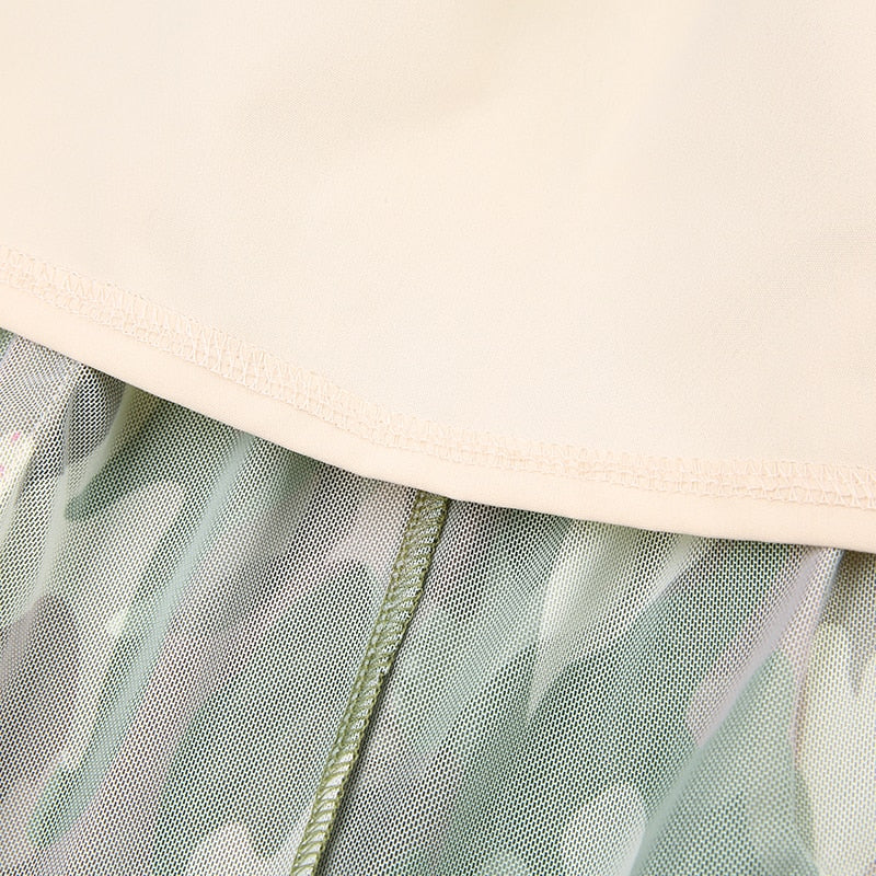 Camouflage Mesh Cargo Skirt Fashion Closet Clothing