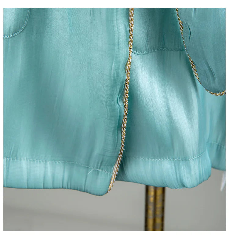 Caria Feather Jacket/Dress Fashion Closet Clothing
