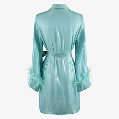 Caria Feather Jacket/Dress Fashion Closet Clothing