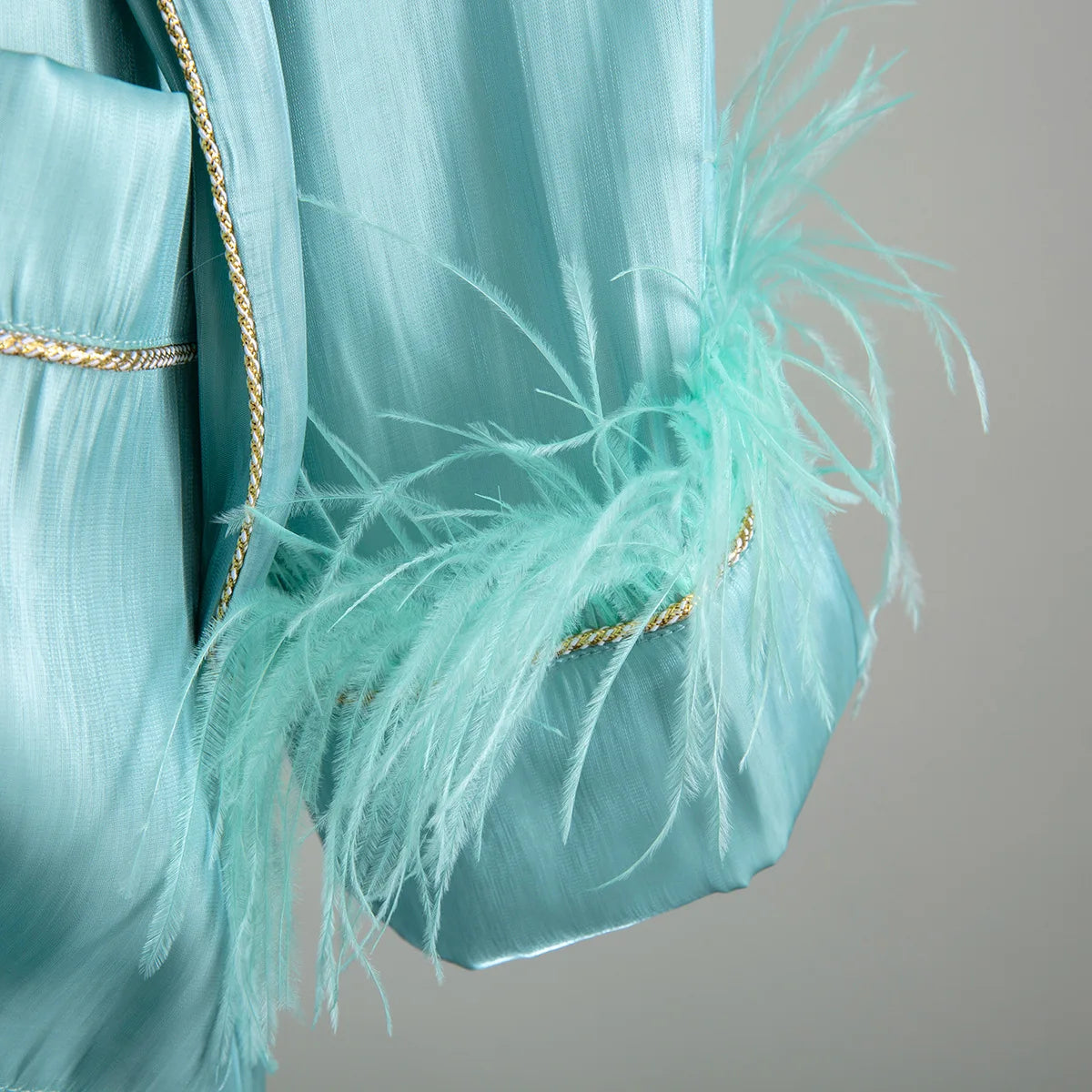 Caria Feather Jacket/Dress Fashion Closet Clothing