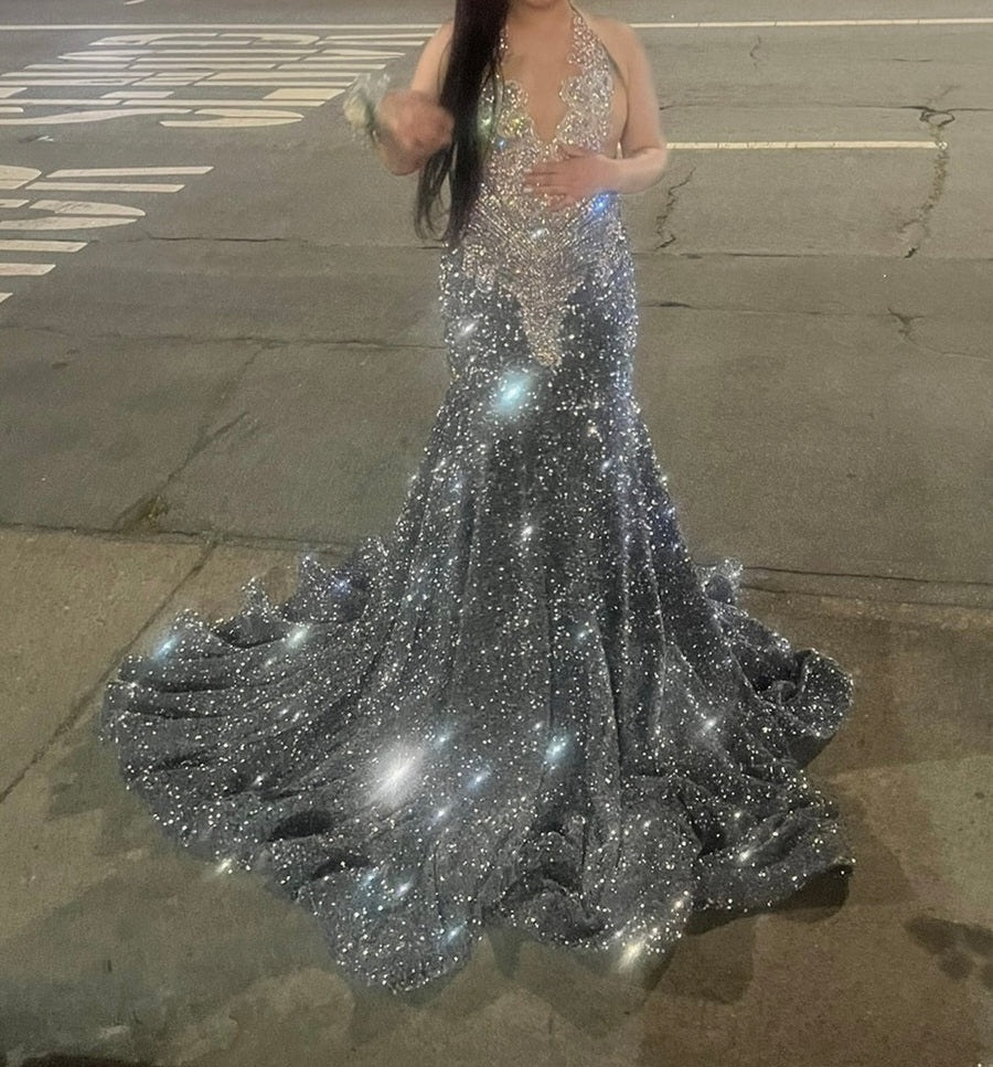 Carli Sequin Mermaid Dress Fashion Closet Clothing