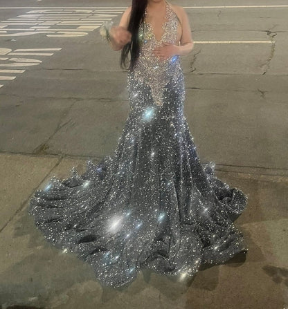 Carli Sequin Mermaid Dress Fashion Closet Clothing