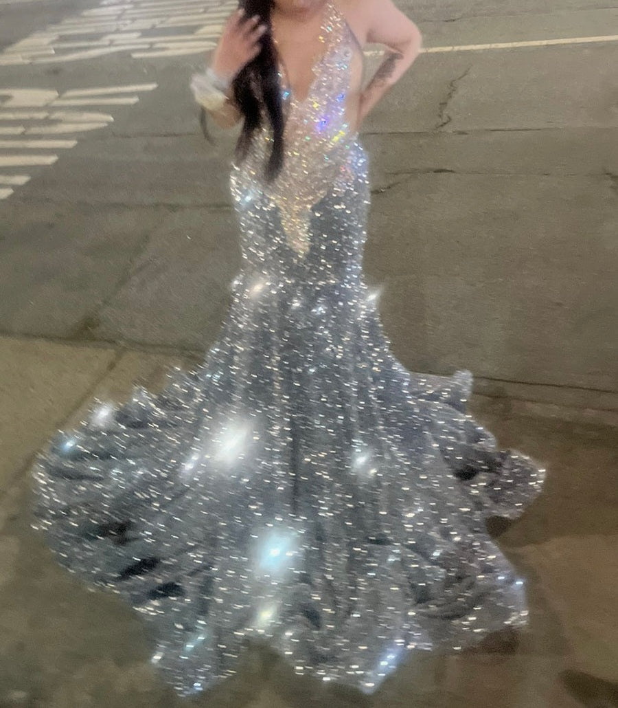 Carli Sequin Mermaid Dress Fashion Closet Clothing