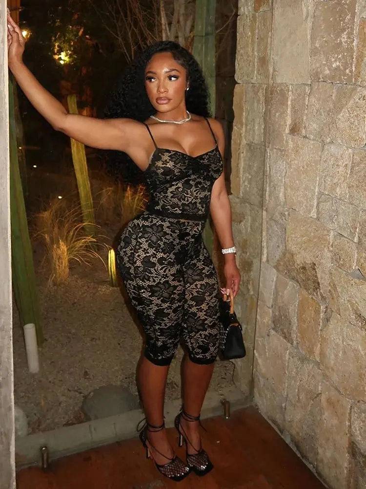 Carolyn Mesh Pants Set Fashion Closet Clothing