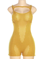 Charline Crochet Romper Fashion Closet Clothing