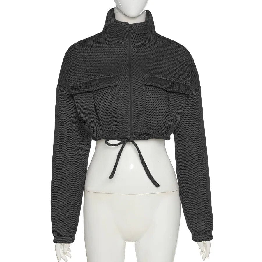 Chavis Crop Jacket Fashion Closet Clothing