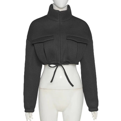 Chavis Crop Jacket Fashion Closet Clothing