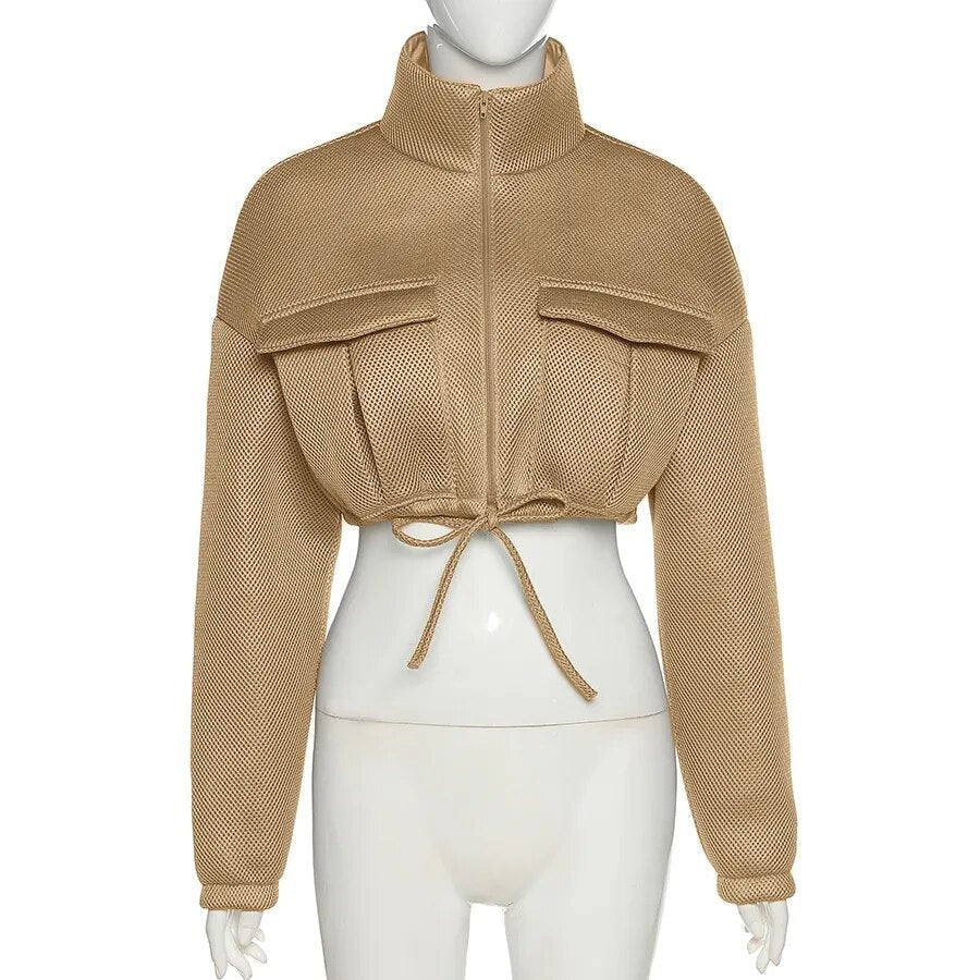 Chavis Crop Jacket Fashion Closet Clothing