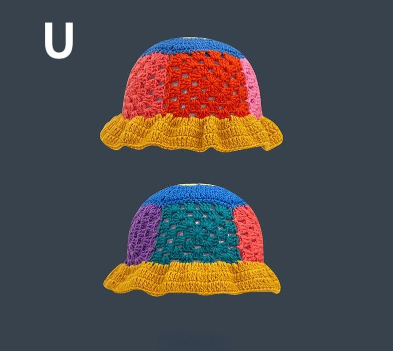 Crochet Bucket Hat Fashion Closet Clothing