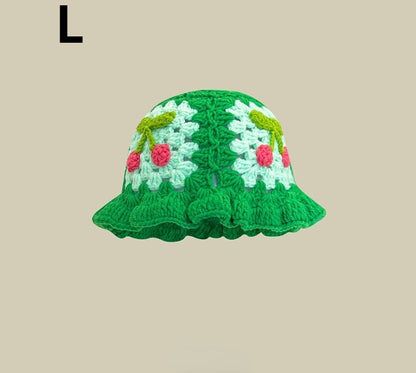 Crochet Bucket Hat Fashion Closet Clothing