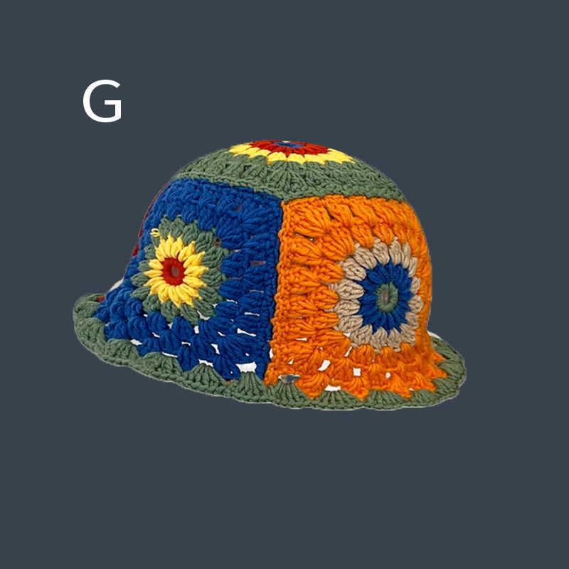 Crochet Bucket Hat Fashion Closet Clothing