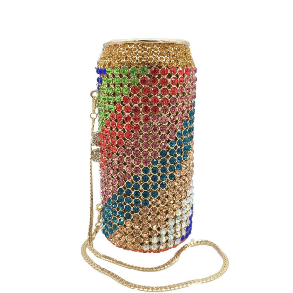 Crystal Beer Can Clutch Bag Fashion Closet Clothing