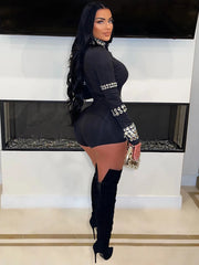 Crystal Diamond Bandage Romper Fashion Closet Clothing