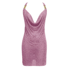 Crystal Mesh Rhinestones Mini Dress Fashion Closet Clothing