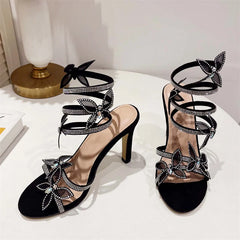 Darcy Butterfly High Heels Fashion Closet Clothing