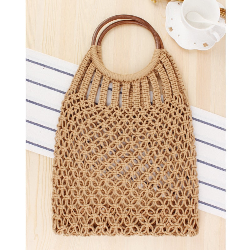 Ring Rattan Handbag