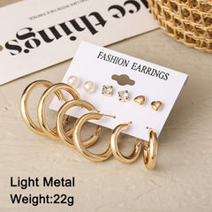 Exquisite Earrings Set Fashion Closet Clothing