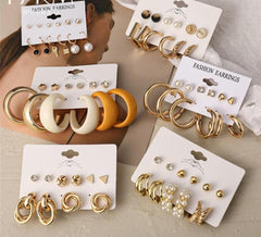 Exquisite Earrings Set Fashion Closet Clothing