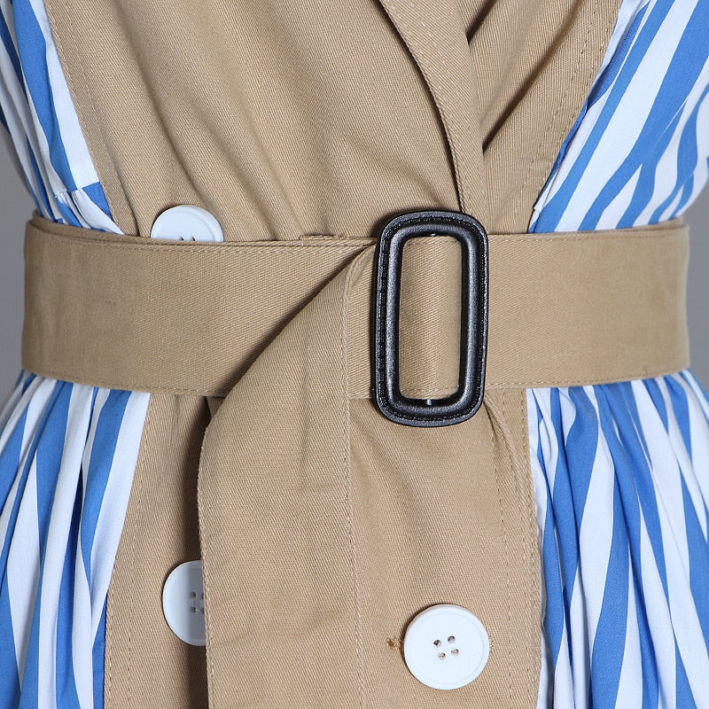 Fashionably Trench Coat Fashion Closet Clothing