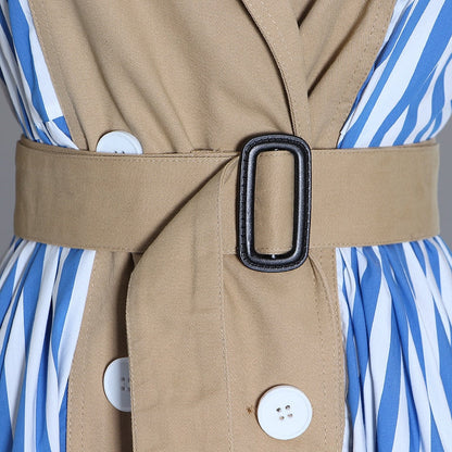 Fashionably Trench Coat Fashion Closet Clothing