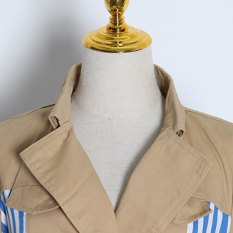 Fashionably Trench Coat Fashion Closet Clothing