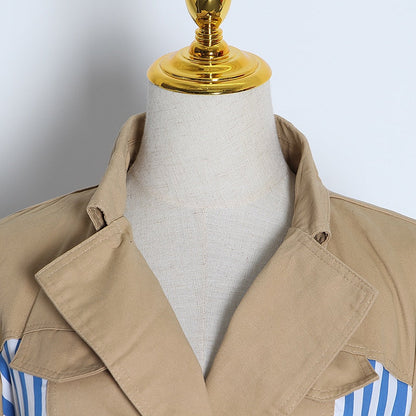 Fashionably Trench Coat Fashion Closet Clothing
