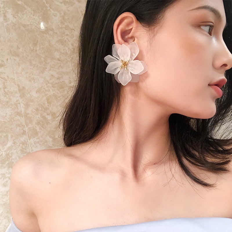 Flower Vintage Earrings Fashion Closet Clothing