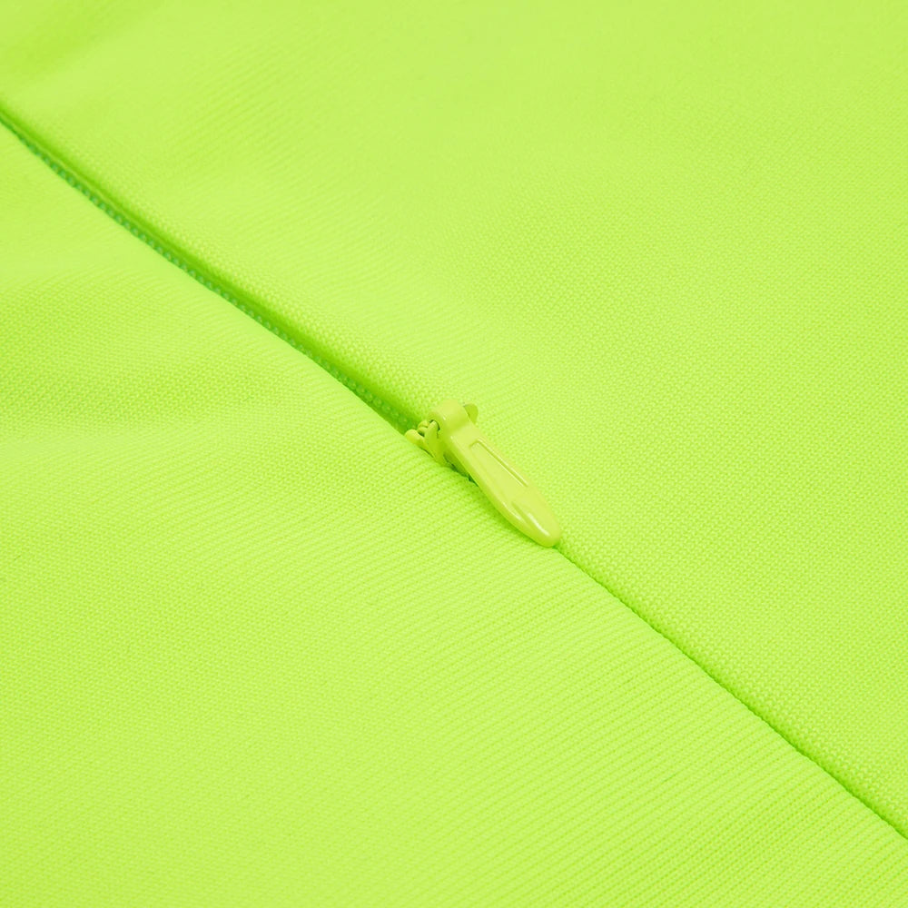 Fluorescent Bodycon Bandage Dress Fashion Closet Clothing