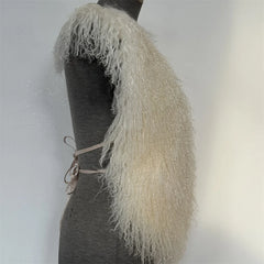 Fur Top Vest Fashion Closet Clothing
