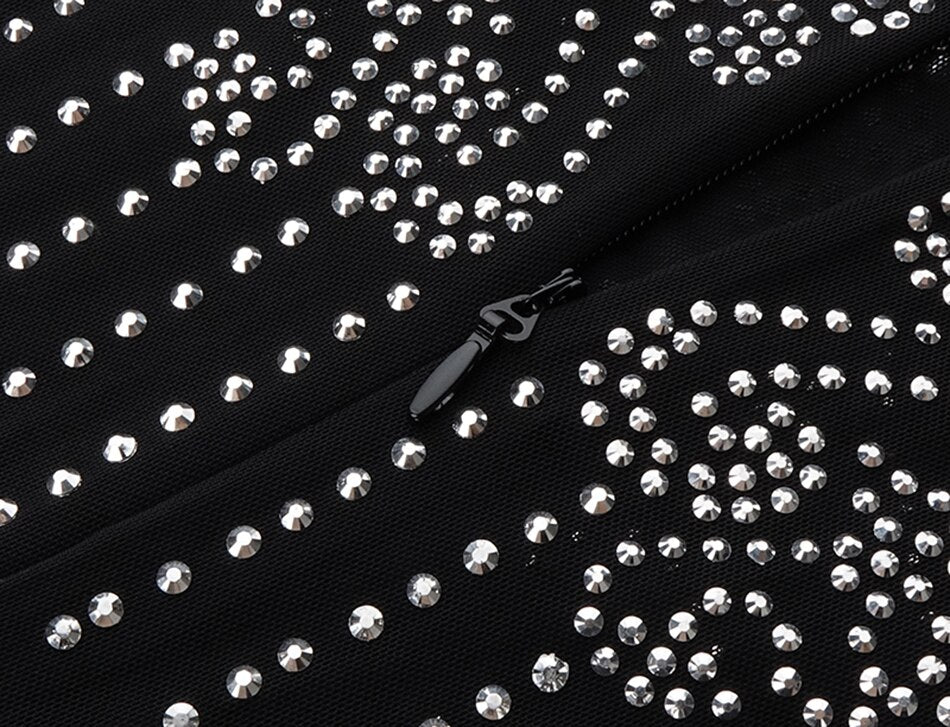 Girl Loves Diamond Mini Dress- Black Fashion Closet Clothing