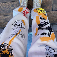 Graphic Sweatpants Fashion Closet Clothing