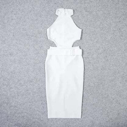 Your Needs Met Bandage Midi Dress