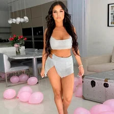 Diamond Skirt Set