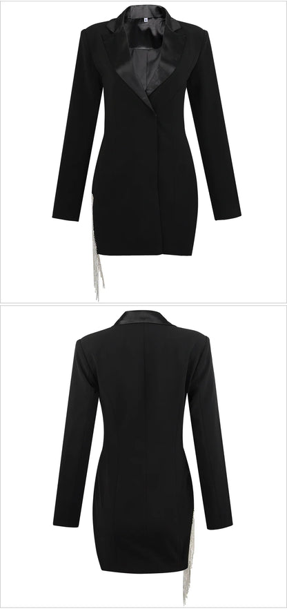 Dania Tassel Blazer Dress