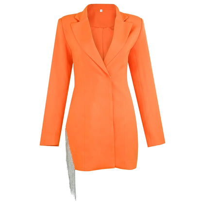 Dania Tassel Blazer Dress