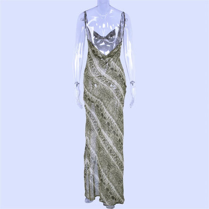 Zona Chiffon Maxi Sheer Dress