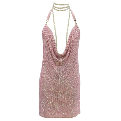Kendall Rhinestone Mini Dress
