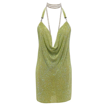 Kendall Rhinestone Mini Dress