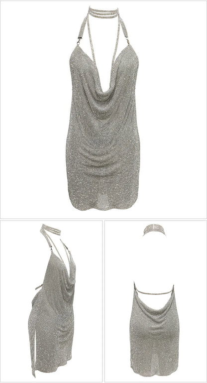 Kendall Rhinestone Mini Dress