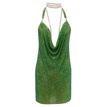 Kendall Rhinestone Mini Dress