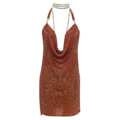 Kendall Rhinestone Mini Dress