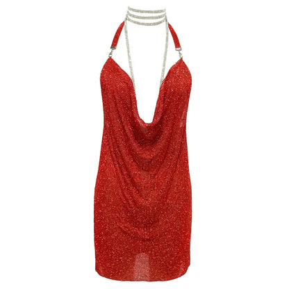 Kendall Rhinestone Mini Dress