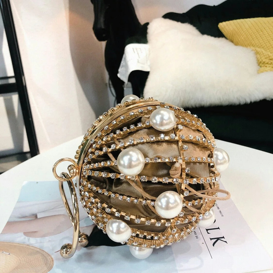 Pearl Bling Out Bag
