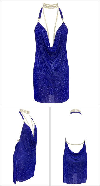 Kendall Rhinestone Mini Dress
