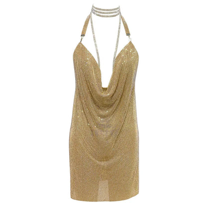Kendall Rhinestone Mini Dress